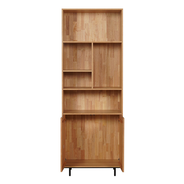 Wandkast Bradley blank eiken 80x220 cm