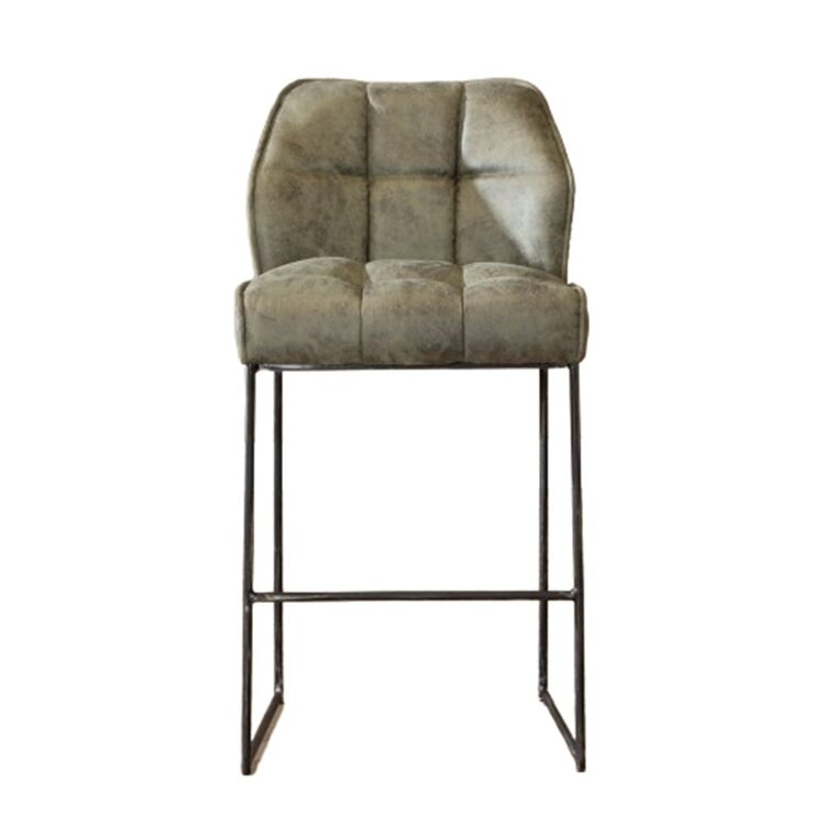 Industriële barkruk Abel olijfgroen 82 cm