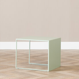 Bijzettafel Lucia metaal lichtgroen 34 cm hoog