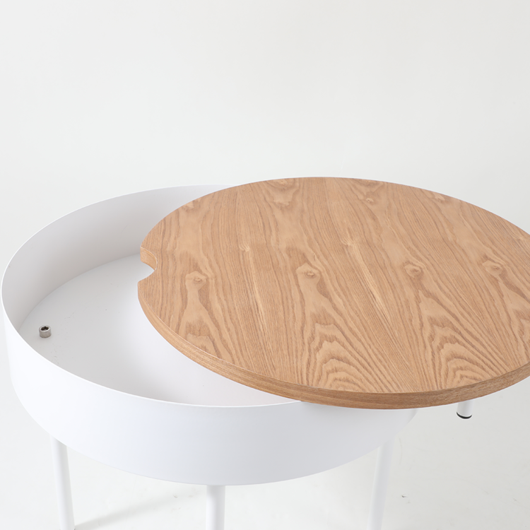 Salontafel Zita rond wit