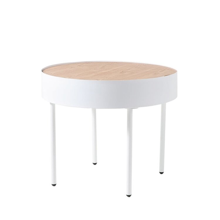 Salontafel Zita rond wit