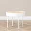 Salontafel Zita rond wit
