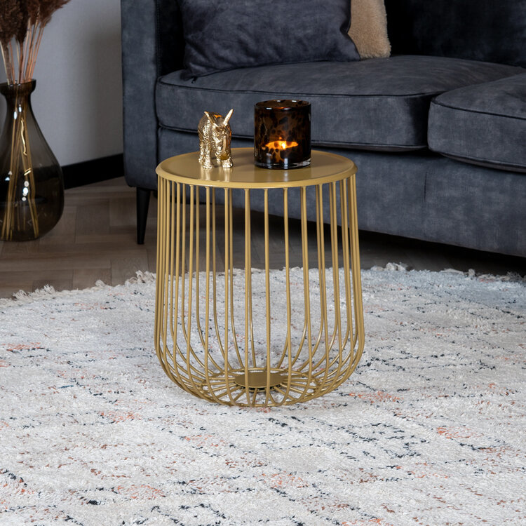 Salontafel Tygo goud metaal