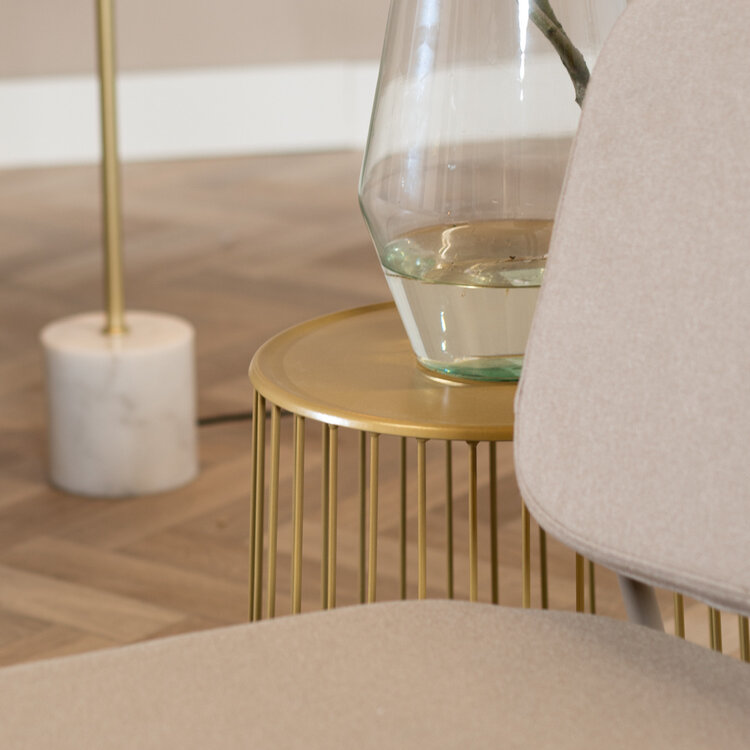 Salontafel Tygo goud metaal