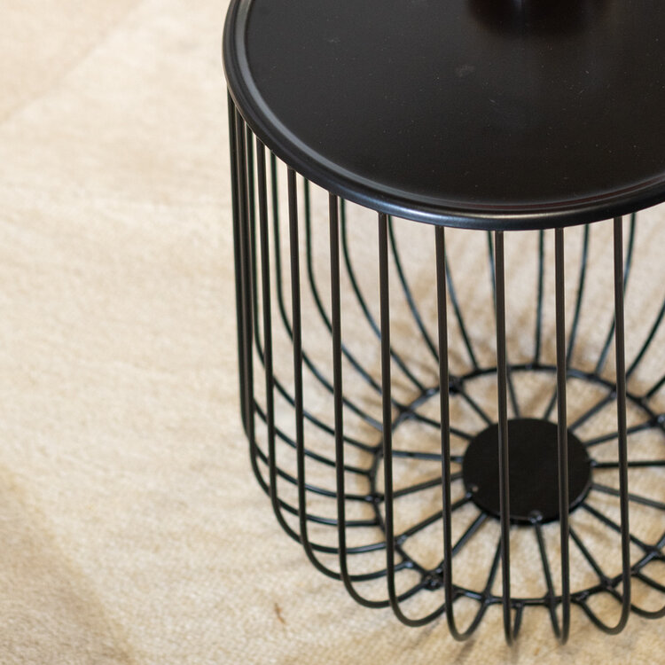 Salontafel Tygo zwart metaal