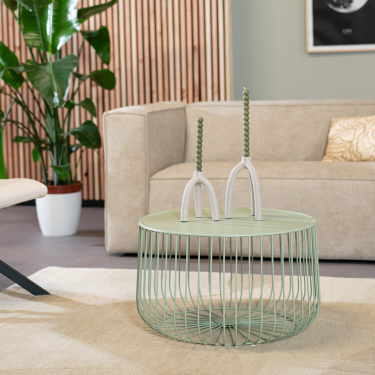 Salontafel Senna metaal lichtgroen