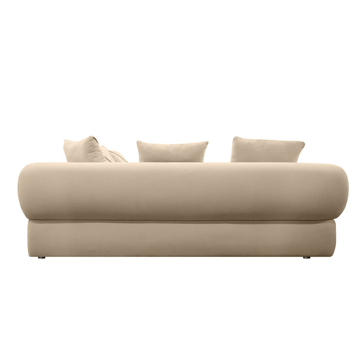 Hoekbank Palermo velvet beige links