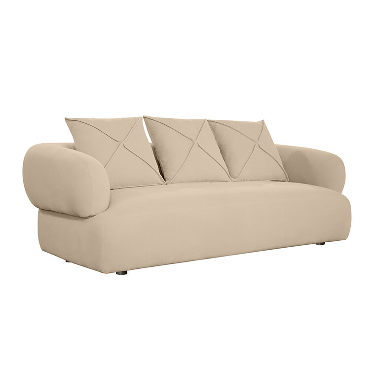 2,5-zitsbank Palermo velvet beige