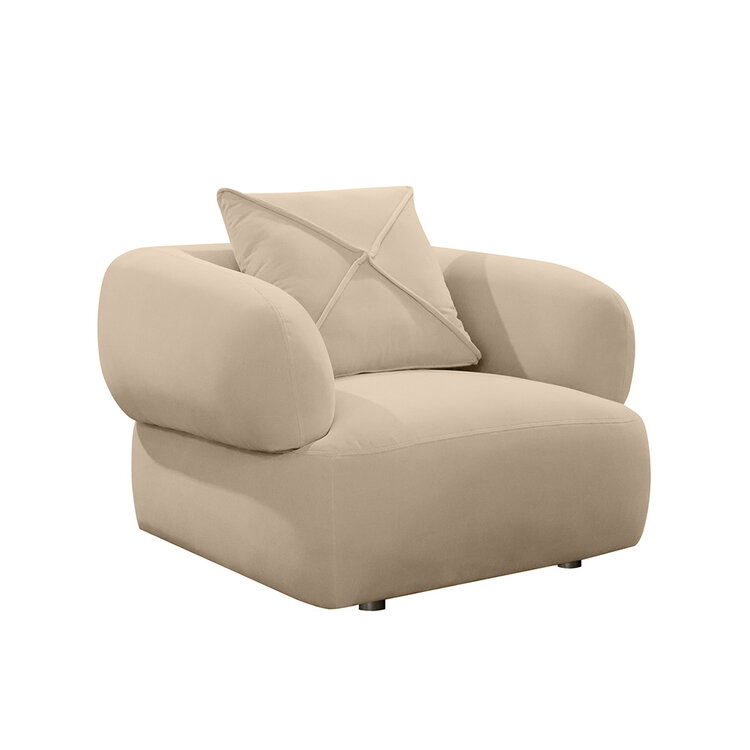 Fauteuil Palermo velvet beige