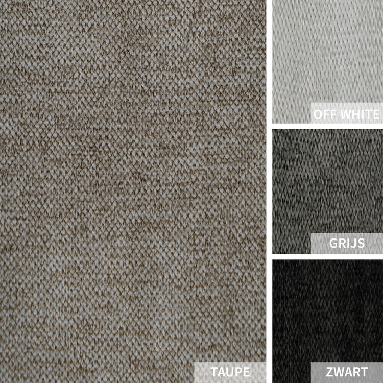 Sierkussen Myles stof gemêleerd taupe 45 x 45 cm