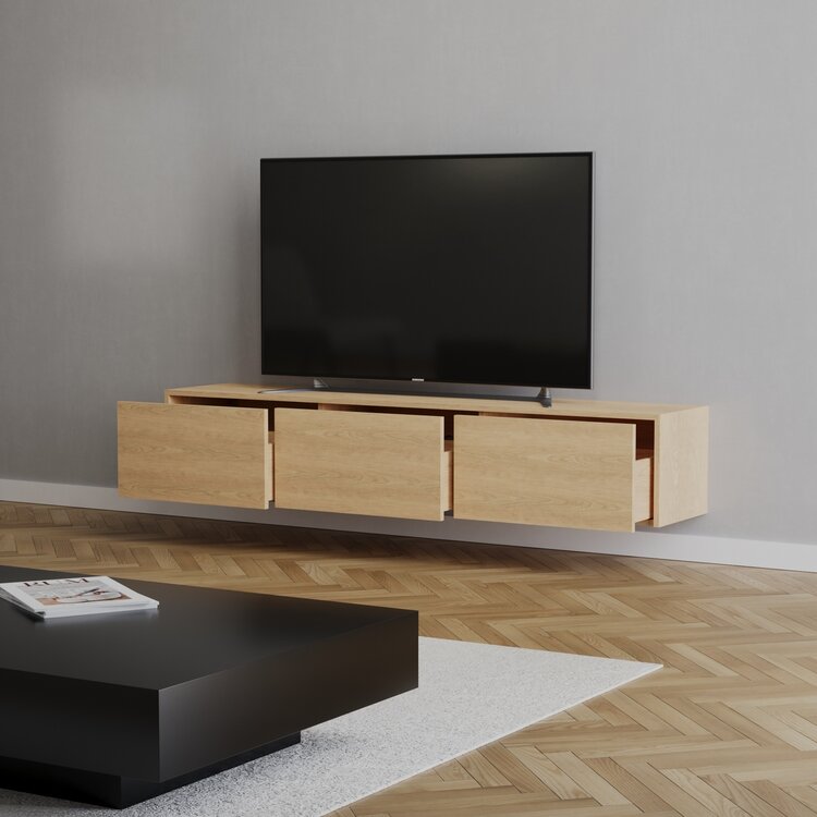 Tv-meubel Thomas blank eiken 180 cm