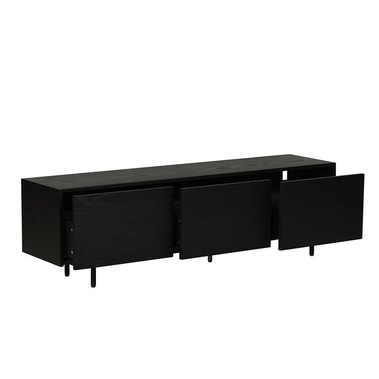 Tv-meubel Thomas zwart eiken 150 cm