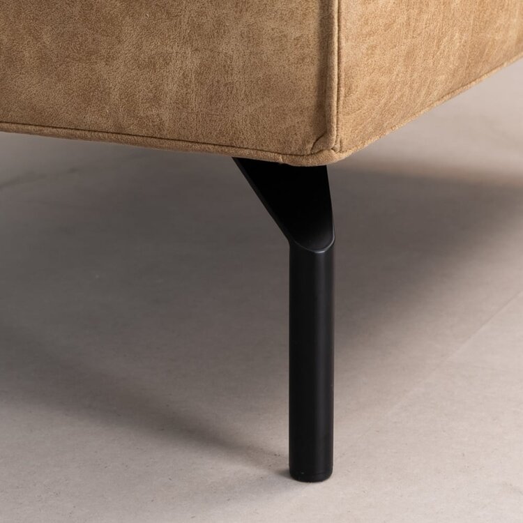 Hocker Kansas eco-leer beige