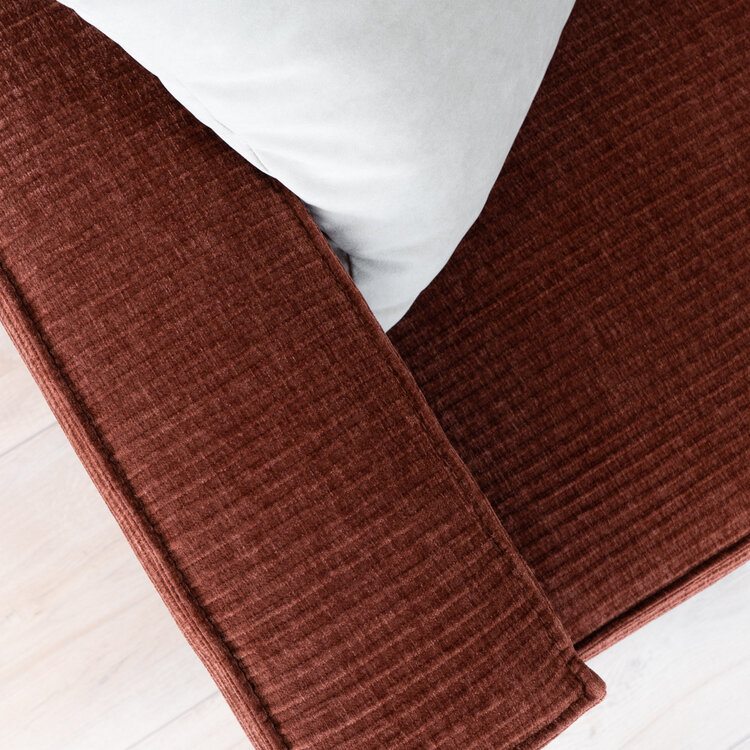 3-zitsbank Kansas koper ribstof