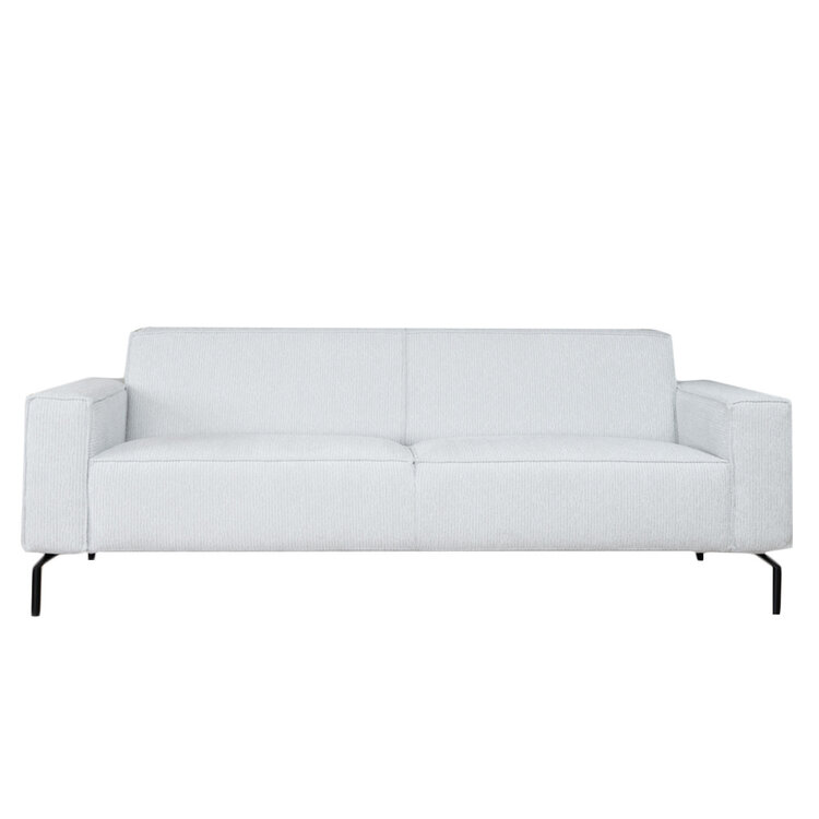 3-zitsbank Kansas ribstof off white