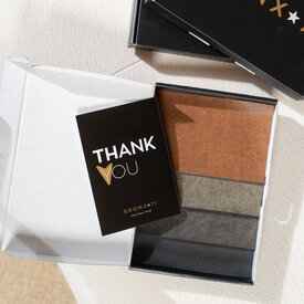 Eco-leren stofstalen kit Manhattan