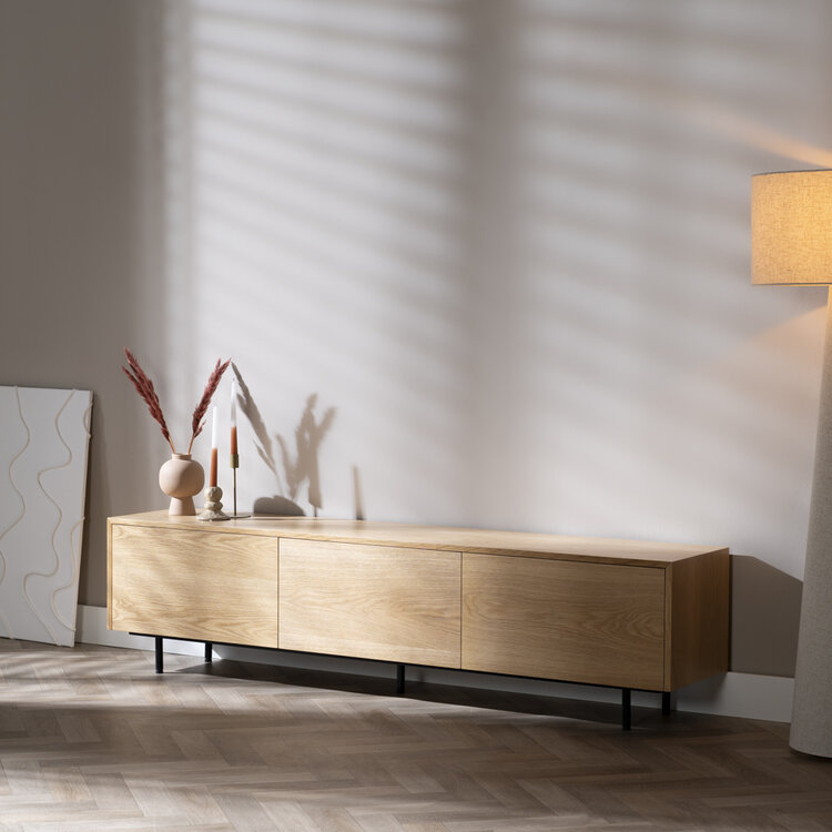 Tv-meubel Thomas blank eiken 180 cm