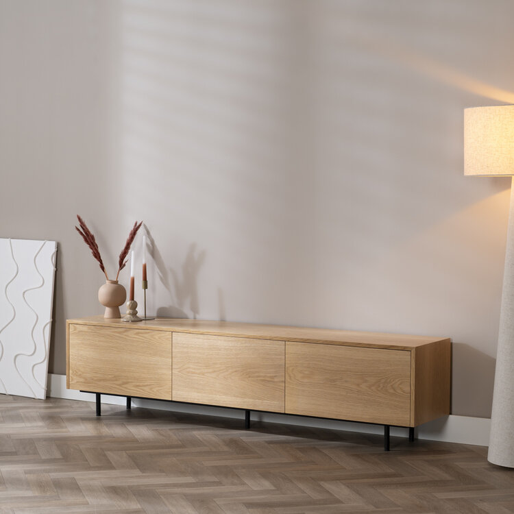 Tv-meubel Thomas blank eiken 180 cm