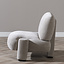 Scandinavische fauteuil Louise chenille taupe