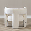 Scandinavische fauteuil Bibi chenille off white