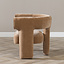 Scandinavische fauteuil Bibi chenille terracotta