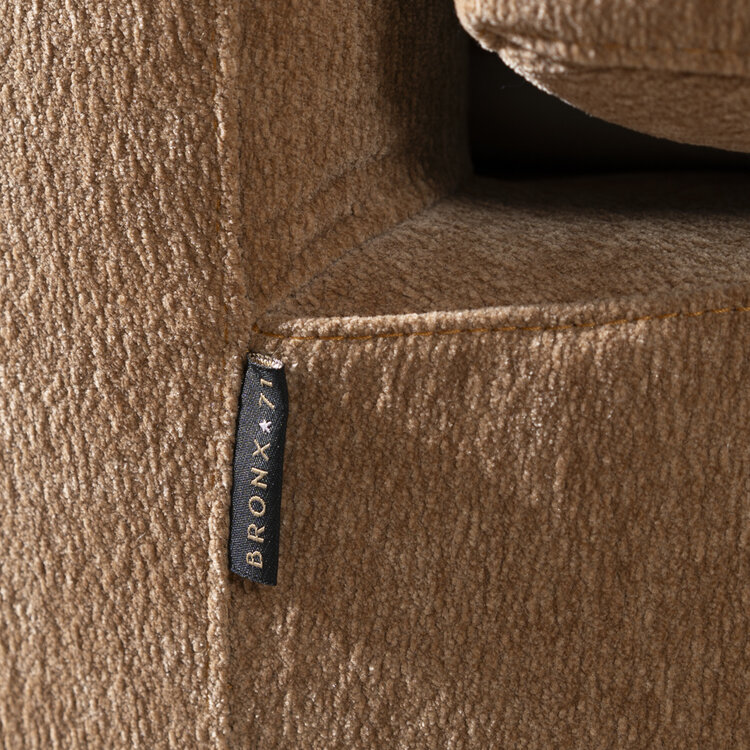 Scandinavische fauteuil Valerie draaibaar chenille terracotta