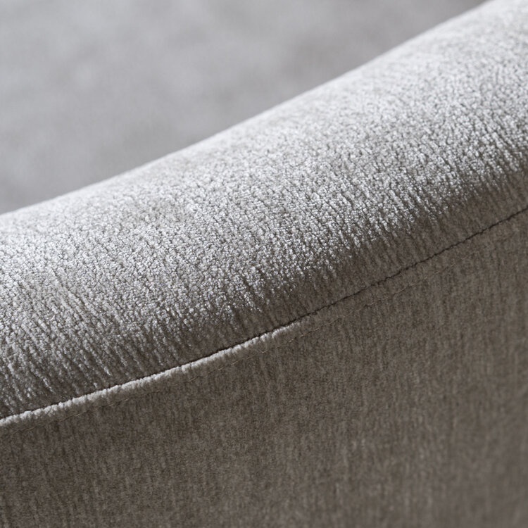 Scandinavische fauteuil Valerie draaibaar chenille taupe