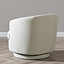 Scandinavische fauteuil Valerie draaibaar chenille mintgroen