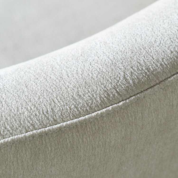 Scandinavische fauteuil Valerie draaibaar chenille mintgroen