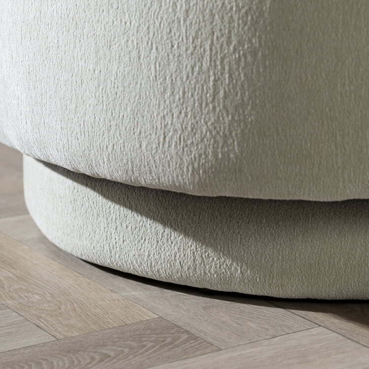 Scandinavische fauteuil Valerie draaibaar chenille mintgroen