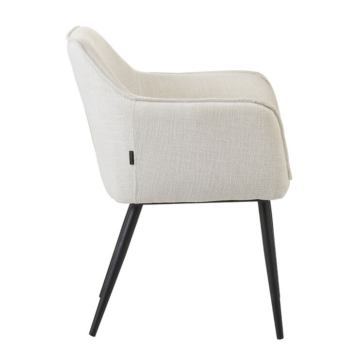 Eetkamerstoel Ciara linnen off white