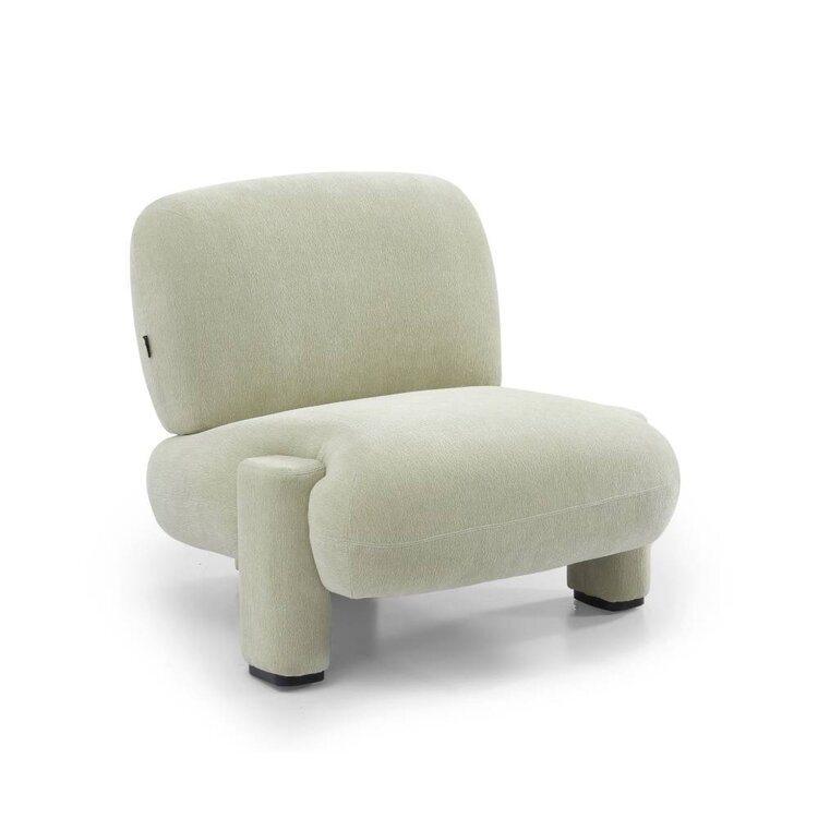 Scandinavische fauteuil Louise chenille mintgroen