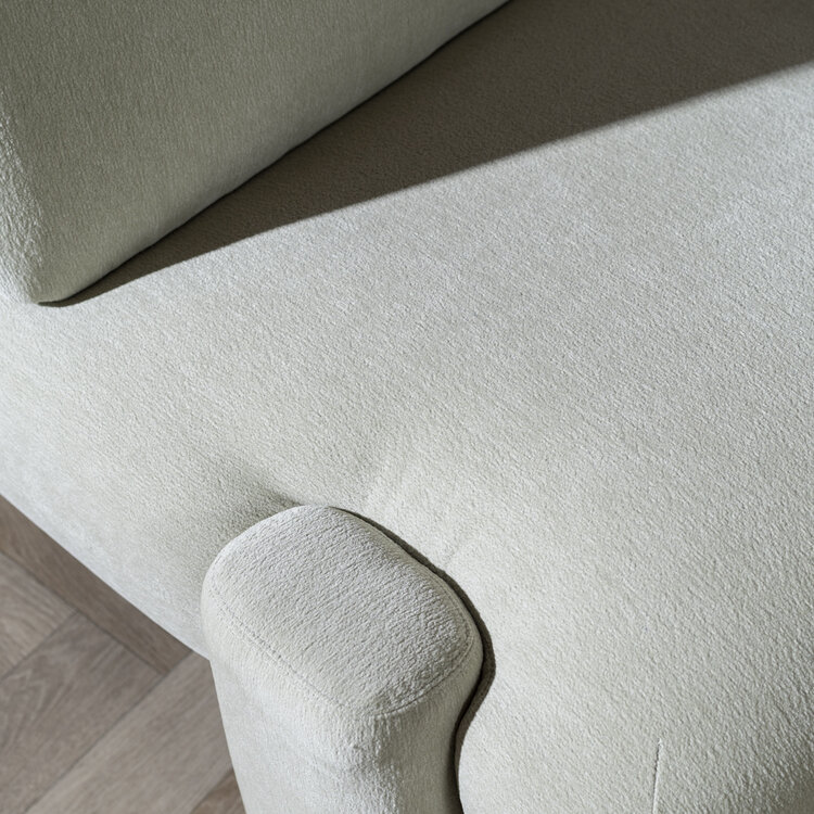 Scandinavische fauteuil Louise chenille mintgroen