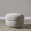 Hocker Mia ovaal chenille taupe