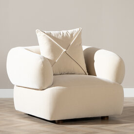 Fauteuil Palermo velvet beige