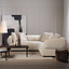 Hoekbank Palermo velvet beige rechts