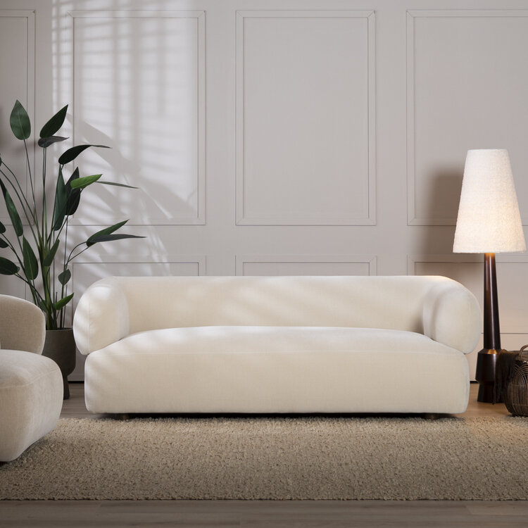 3-zitsbank Palermo velvet beige