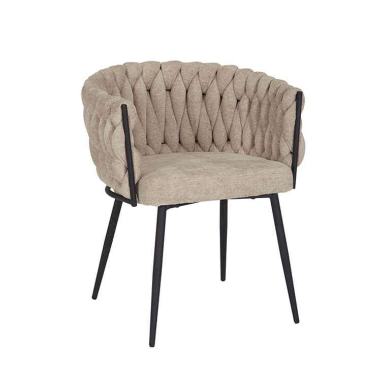 Eetkamerstoel River chenille beige