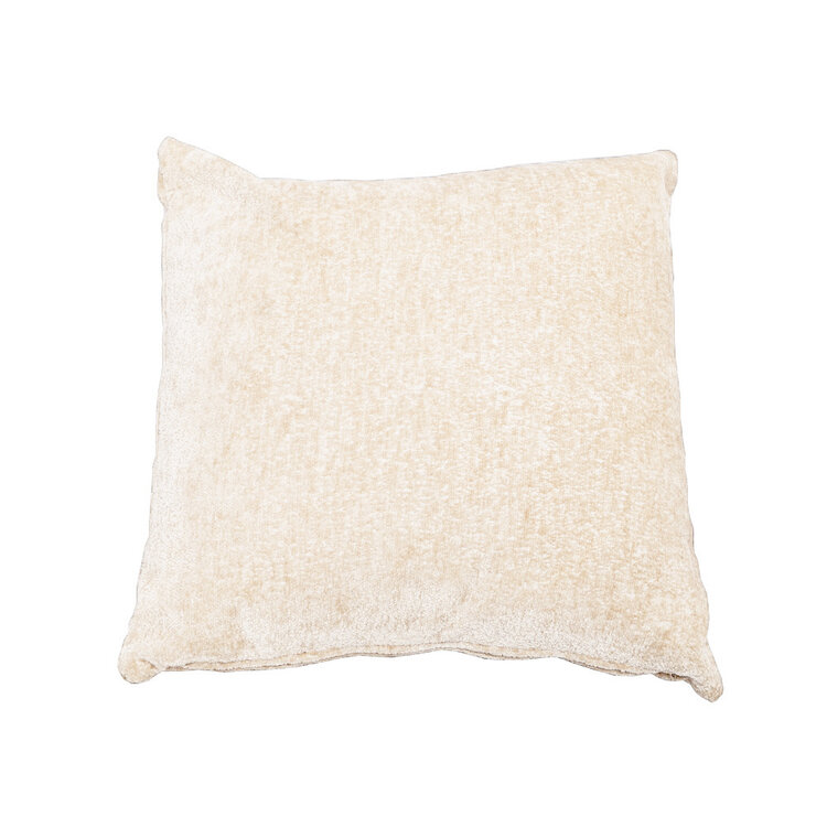 Sierkussen Nora bouclé stof wit 45 x 45 cm