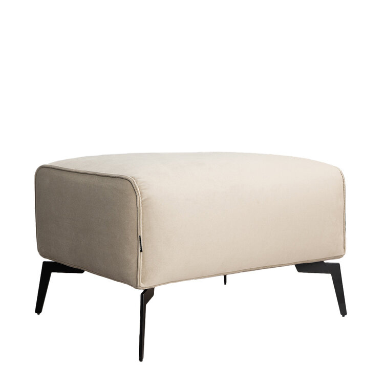 Hocker Vegas beige velvet