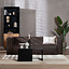Industriële bank 3-zits Memphis eco-leer bruin