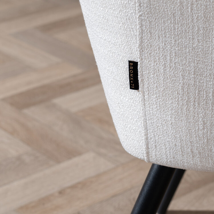 Eetkamerstoel Ciara linnen off white