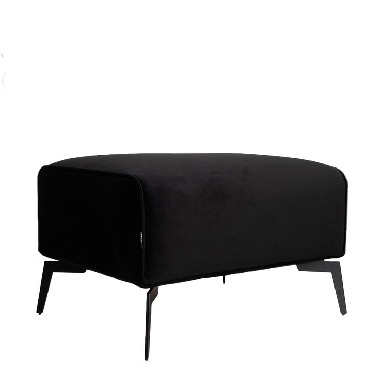 Hocker Vegas zwart velvet