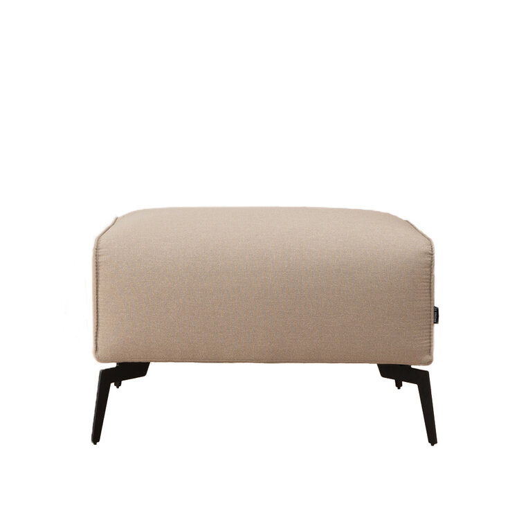 Scandinavische hocker Vegas polyester stof taupe