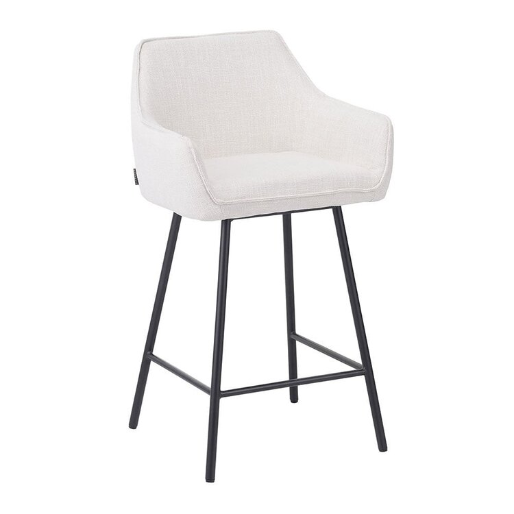 Barkruk Ciara linnen off white 65-78 cm