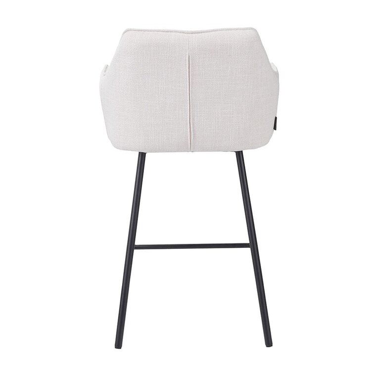 Barkruk Ciara linnen off white 65-78 cm