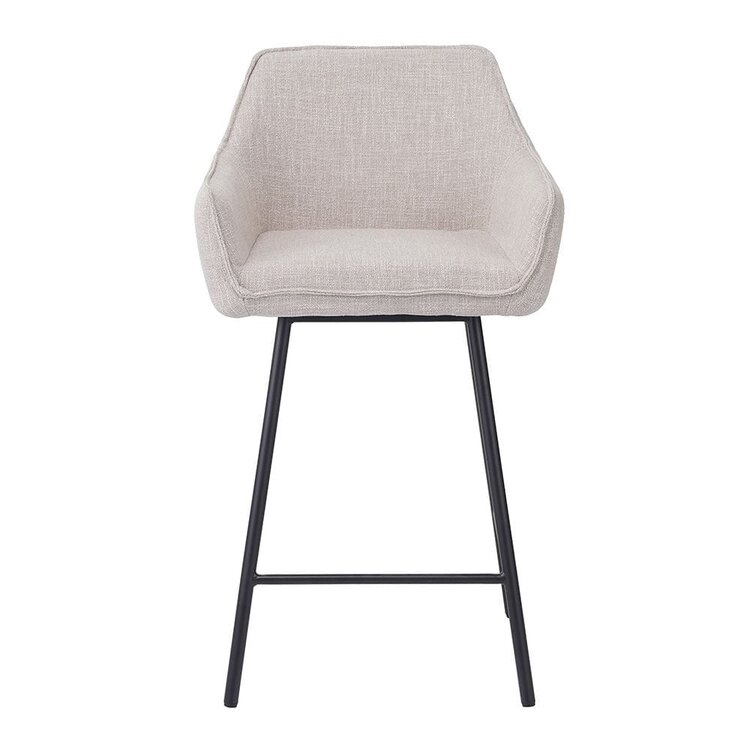 Barkruk Ciara linnen taupe 65-78 cm