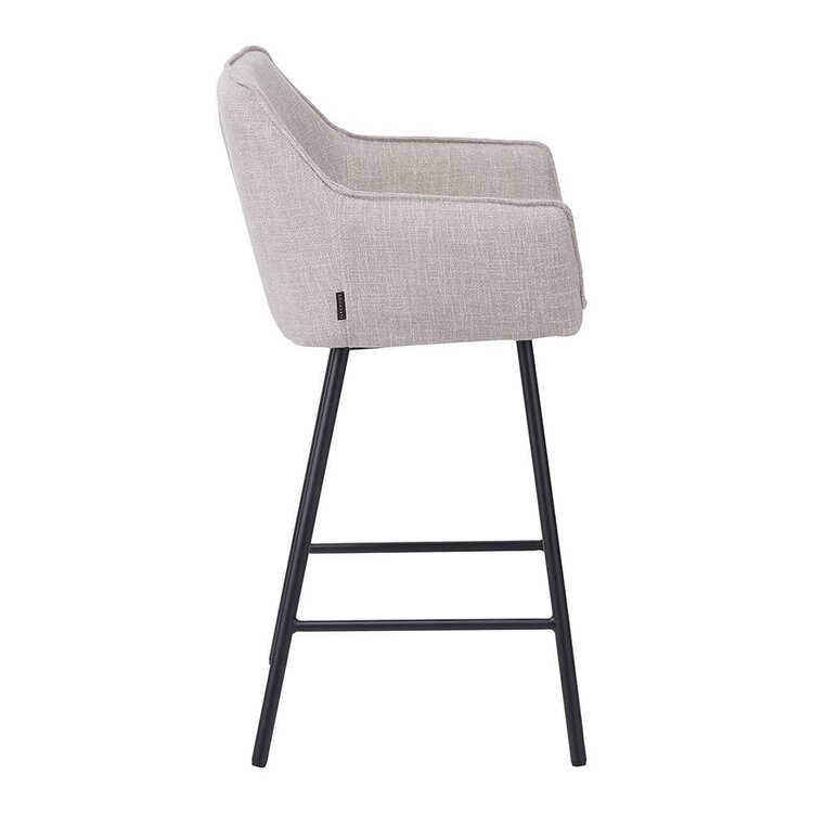 Barkruk Ciara linnen taupe 65-78 cm