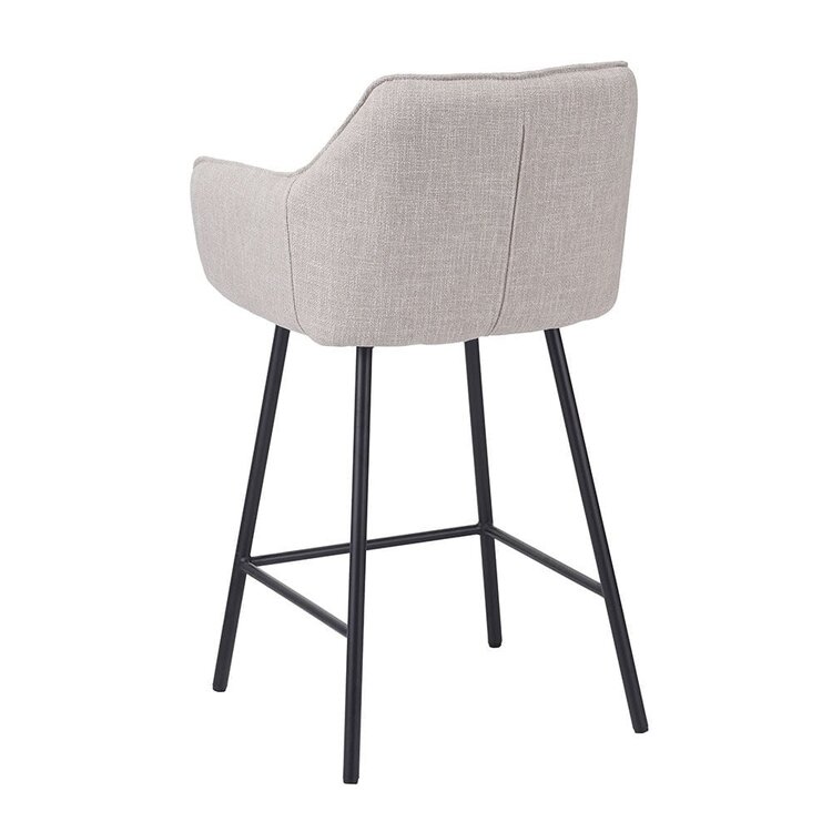 Barkruk Ciara linnen taupe 65-78 cm