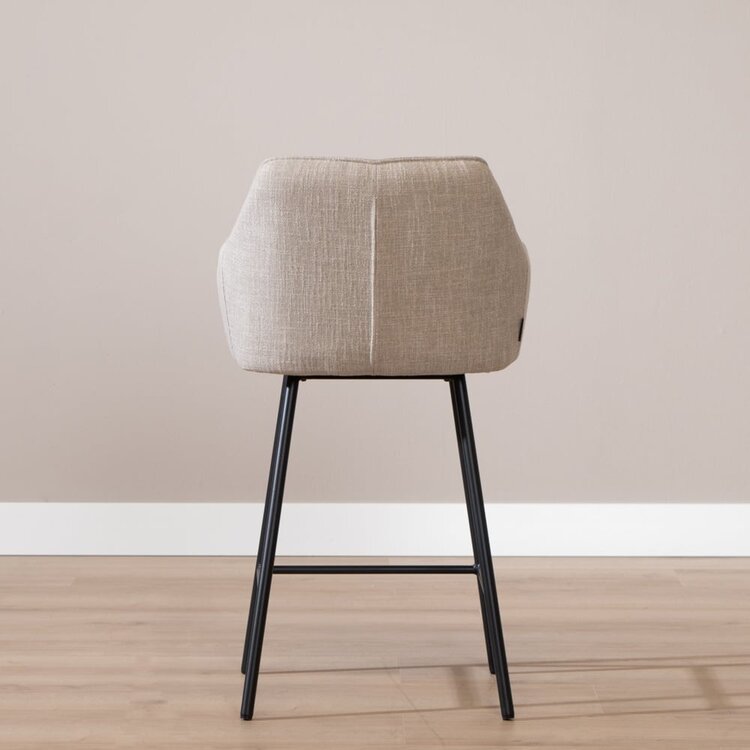 Barkruk Ciara linnen taupe 65-78 cm